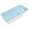 Плавательный СПА бассейн RivieraPool Modena 520 520х240х150 см, цвет голубой