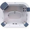 СПА бассейн Jacuzzi Maxi Delos 215x190x80 см base чаша Silver Pearlscent, без боковых панелей