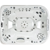 СПА бассейн Jacuzzi Maxi Delos pro 215x190x80 см с обшивкой top audio чаша Silver Pearlscent, панели Дуб риф. c теплооб.
