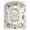 СПА бассейн Jacuzzi Maxi Delos pro 215x190x80 см с обшивкой top audio чаша White, панели Дуб риф. c теплооб.