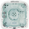 СПА бассейн Jacuzzi Maxi Santorini pro 230x215x90 см base чаша Ocean Blue панели Дуб риф. с теплооб.