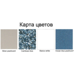  ���������� ��� ������� Jacuzzi Experience Virginia 257x219x98 �� ���� Ocean Blue, � ������������