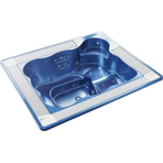  ���������� ��� ������� Jacuzzi Experience Virginia 257x219x98 �� ���� White, � ������������
