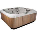  ����-������� Jacuzzi Maxi Kios 189x169x80 �� ���� Tropic Topaz, ������� Teak