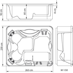  ��� ������� ISolaSpas Maatea 235�262�93 ��, � ������� ������� Dibond white