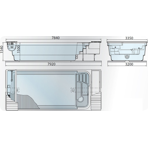  ������������ ��� ������� RivieraPool Modena 660 740�320�150 ��, ���� �����
