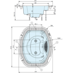  ���������� ��� ������� RivieraPool Avalo 275�235�96 ��, ���� ���� Blue